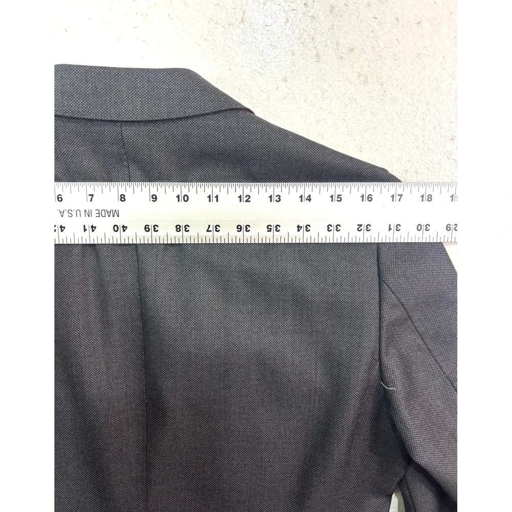 Suitsupply 36R Charcoal Nailhead‎ Sienna Int Blazer Jacket Sport Suit Coat Wool